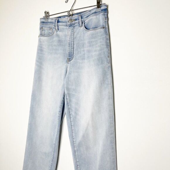 ATHLETA High Rise Straight Leg Jeans 6 TALL  - Picture 3 of 8